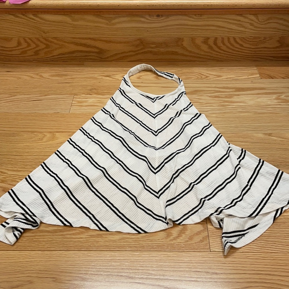 Tie back halter tank top